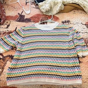 Multicolor Striped Women's Sweater